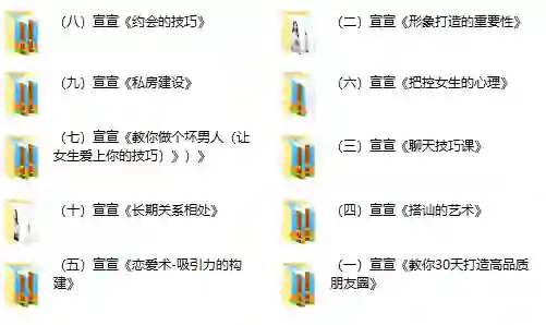 宣宣情感 vip10套课打包-九觉情感社