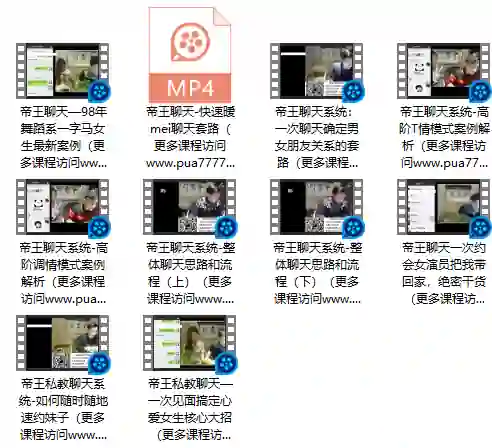 闪恋会《帝王私教聊天系统》-九觉情感社