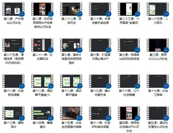 图片[1]-恋爱补习班《完全追女孩必修课》-九觉情感社