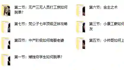 梵公子【中国各阶层脱单指南】-九觉情感社