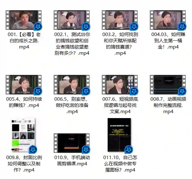 天边的老白《搞钱课》-九觉情感社